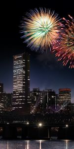 Ciudades,Edificio,Las Luces,Noche,Luces,Ciudad Nocturna,Rascacielos,Ciudad De Noche