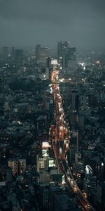 Cities,Building,Lights,Road,Night City