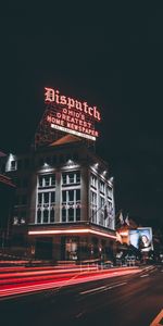 Cities,Building,Night City,Inscription,United States,Columbus,Ohio,Usa,City Lights