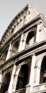 Cities,Bw,Ancient,Rome,Colosseum,Old,Chb,Italy