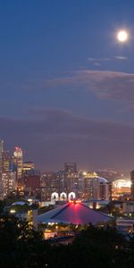 Ciudades,Noche,Ciudad,Rascacielos,Edificio