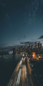 Cities,Coast,Road,Long Exposure,Night City,City