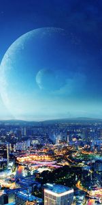 Cities,Evening,City,Planets