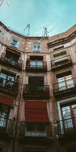 Ciudades,Casa,Balcones,Estructura,Fachada