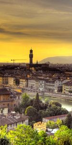 Cities,Florence,Sunset,Italy