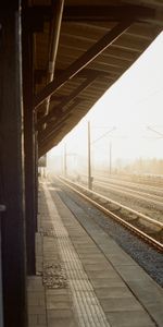 Ciudades,Niebla,Ferrocarril,Estación