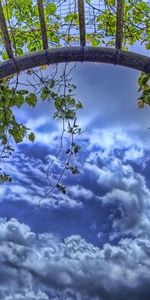 Cities,Grass,Alcove,Bower,Leaves,Arch,Hdr