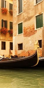 Ciudades,Paisaje,Barcos,Venecia