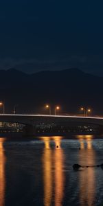 Villes,Lumières,Lumières De La Ville,Éclairage,Ville De Nuit,Pont,Illumination,Lanternes