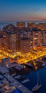 Cities,Lights,Night City,Wharf,City,Pier