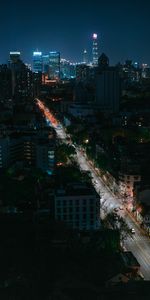 Cities,Lights,Road,City,Night