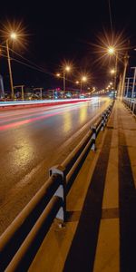 Cities,Lights,Road,Lanterns,Bridge,Night