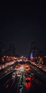 Cities,Lights,Road,Night City,Auto