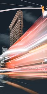 Cities,Lights,Traffic,Movement,Long Exposure,City,Street