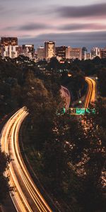 Cities,Long Exposure,City,Lines,Glow,Roads