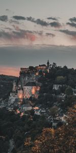 Cities,Mountains,Building,Commune,Rocamadour,Rokamadur,France