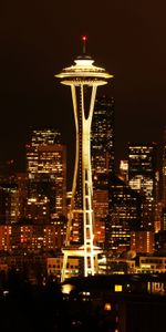 Villes,Bâtiment,Tour,Nuit,Lumières,La Tour,Imeuble,Les Lumières,Ville De Nuit