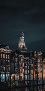 Ciudad De Noche,Ciudad Nocturna,Torre,Capilla,Ciudades,Fachada