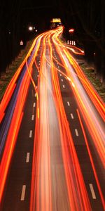 Cities,Night,Lights,Long Exposure,City,Road