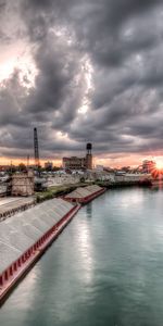 Cities,Rivers,Building,Illinois,Facilities,Constructions,Hdr,Chicago