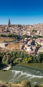 Toledo,Ciudades,Ríos,Panorama,España