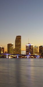 Cities,Rivers,Skyscrapers,United States,Usa,Florida,Miami