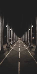 Cities,Road,Markup,Columns,Column,Night