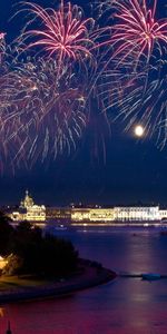 Cities,Salute,St Petersburg,Saint Petersburg,Scarlet Sails,Night,Sailfish,Sailboat