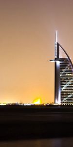 Cities,Shine,Uae,U A E,Burj Al Arab,Jumeirah Beach Hotel,Houses,Night,Light,Dubai