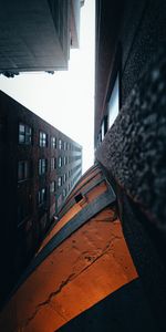 Cities,Sky,Building,Bottom View