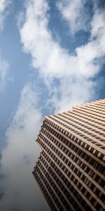 Cities,Sky,Building,Facade,Bottom View