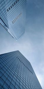 Cities,Sky,Building,Skyscrapers,Bottom View