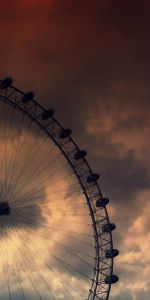 Villes,Nuages,Plutôt Nuageux,Grande Roue,Couvert,Sky