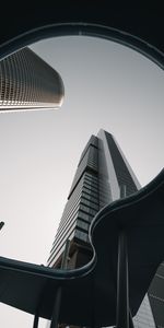 Rascacielos,Edificio,Vista Desde Abajo,Ciudades,Cielo,Vista Inferior