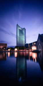 Imeuble,Bâtiment,Villes,Gratte Ciel,Ville De Nuit,Sky