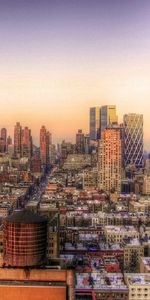 Cities,Sunset,Building,Hdr,New York