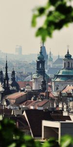 Город,Prague,Czech Republic,Чешская Республика,Здания,Деревья,Города,Чехия