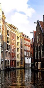 Ciudades,Ciudad,Construido,Canal Veneciano,Canal De Venecia,Los Edificios,Casas,Amsterdam