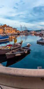 Cities,Wharf,Berth,Boats,City