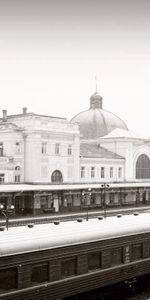 Cities,Winter,Railway Station,City,Station,Railway