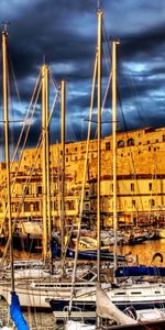 Ciudades,Edificio,Tierra Menor,Terra Minor,Muelle,Francia,Hdr,Yates,Barcos