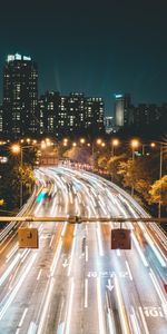 City Lights,Lights,Road,Lanterns,Night City,Cities