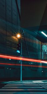 City,Lights,Long Exposure,Street,Cities,Traffic Light