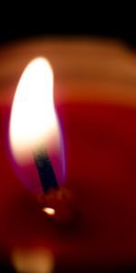 Close Up,Candle,Wick,Macro,Flame,Wax