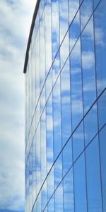 Bâtiment,Verre,Façade,Nuages,Divers,Imeuble