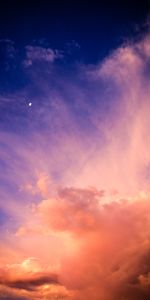 Clouds,Dusk,Atmosphere,Nature,Sky,Twilight,Moon