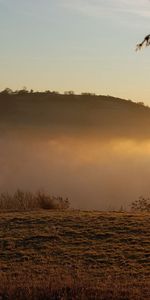 Clouds,Hill,Nature,Sunset,Evening