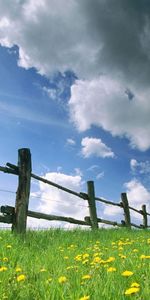 Clouds,Landscape,Fields