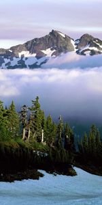 Nuages,Montagnes,Paysage