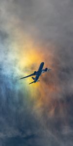 Clouds,Miscellanea,Flight,Sky,Shroud,Miscellaneous,Airplane,Plane